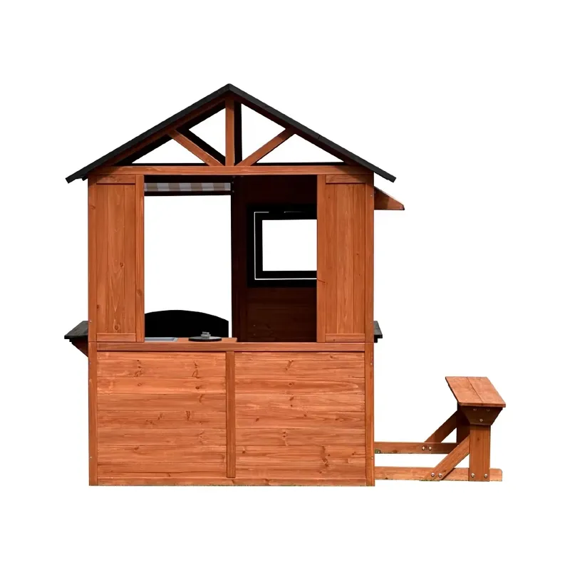 Wooden Dollhouse for Kids Four - Kids Outdoor Climbing Frame ulasan dan harga