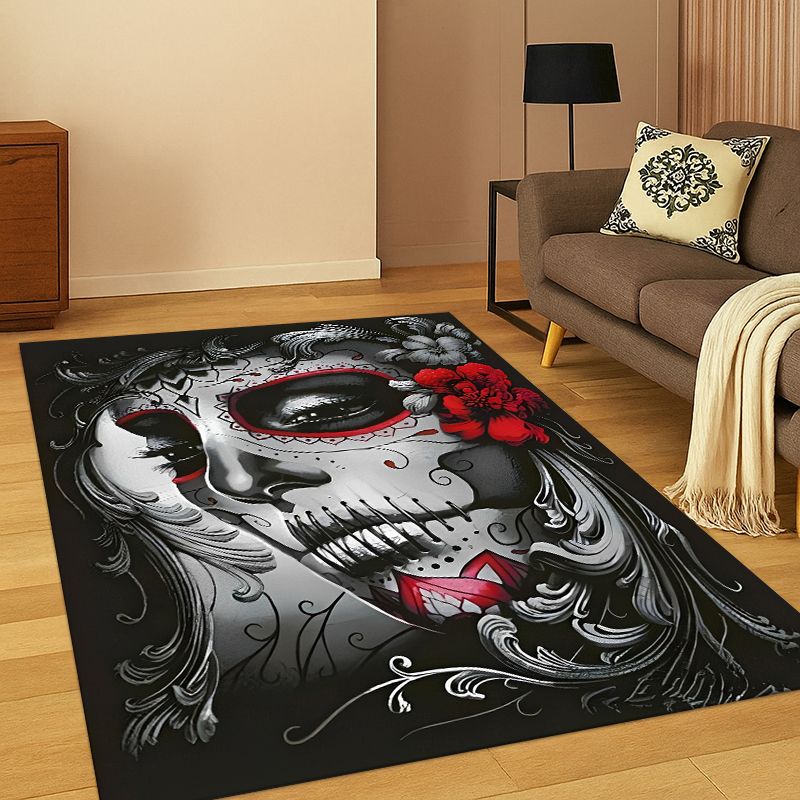 Gothic Skull Dead Girl Cartoon - Kids Outdoor Area ulasan dan harga