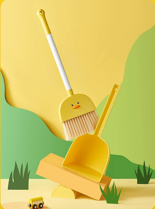 Food grade PP Children's Mini  - Kids Outdoor Broom ulasan dan harga
