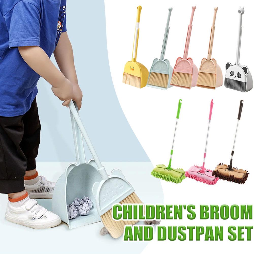 Kids Stretchable Floor Cleanin - Kids Outdoor Broom ulasan dan harga