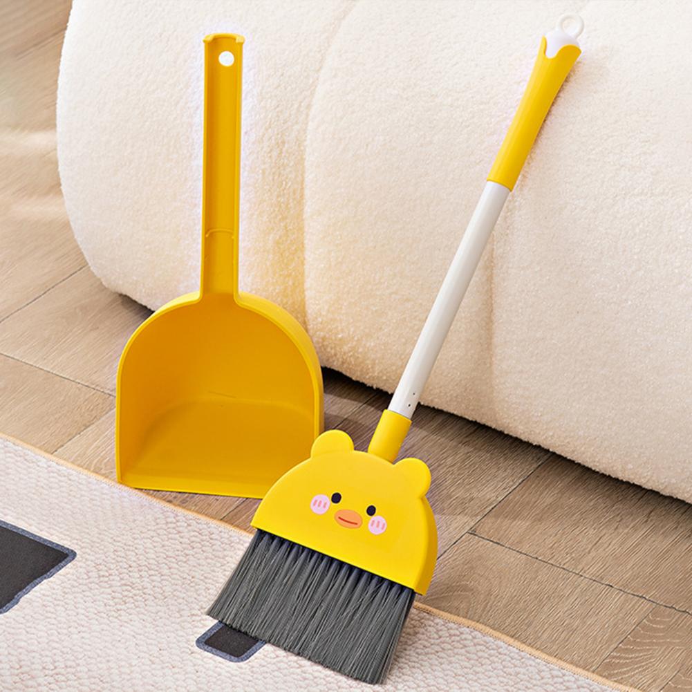 54cm Kids Broom and Dustpan Se - Kids Outdoor Broom ulasan dan harga