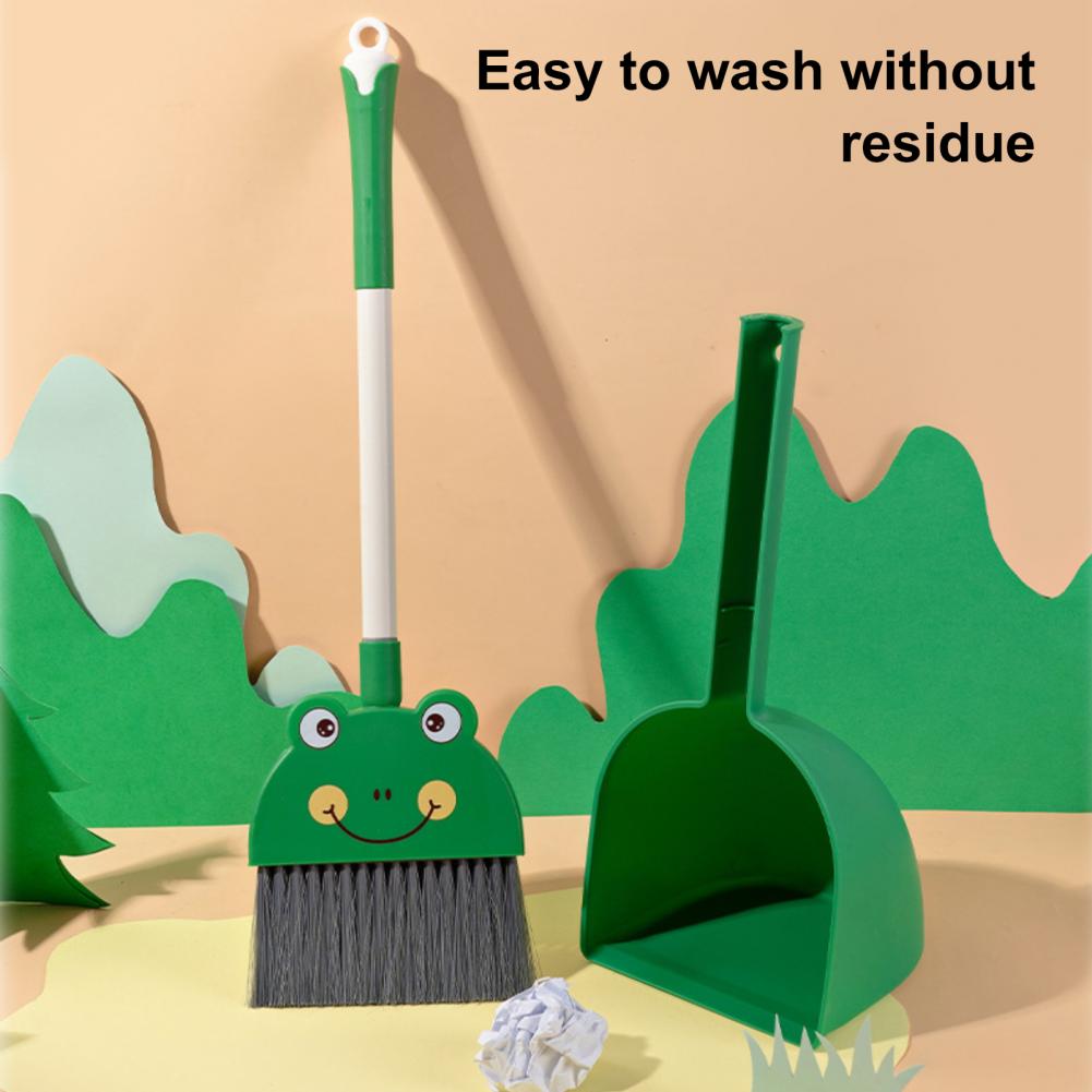 54cm Kids Broom and Dustpan Se - Kids Outdoor Broom ulasan dan harga
