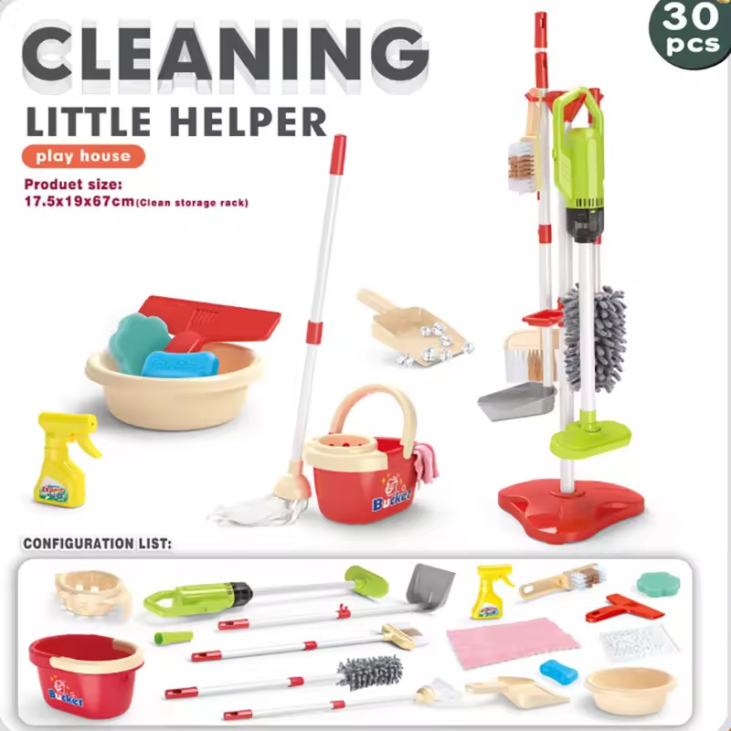 Pretend Play Toys Children Sim - Kids Outdoor Broom ulasan dan harga
