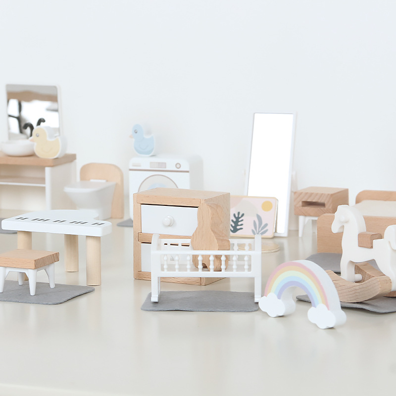Modern dollhouse furniture kit - Kids Outdoor Kitchen Accessories ulasan dan harga