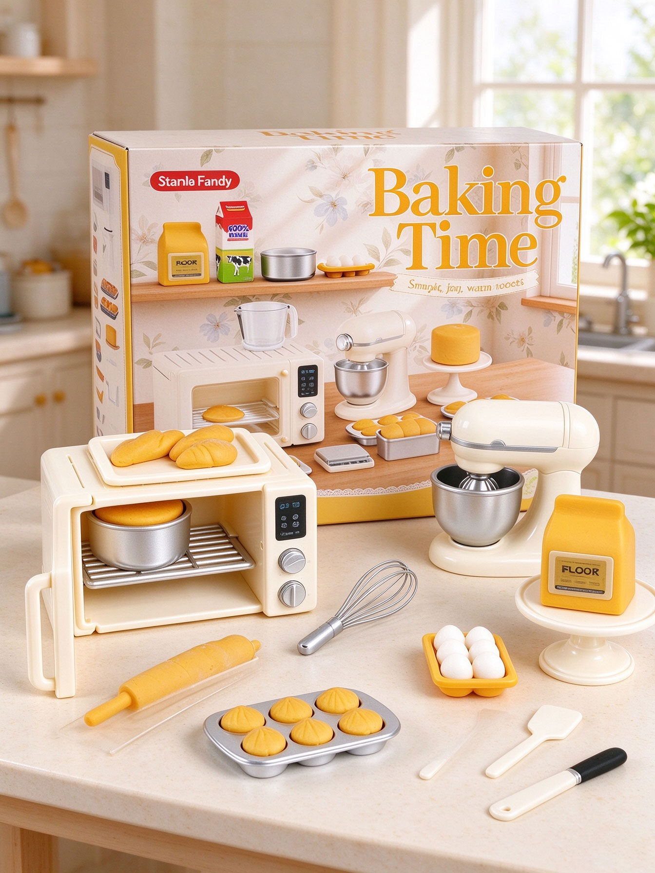 Mini Baking Time Pretend Play  - Kids Outdoor Kitchen Accessories ulasan dan harga