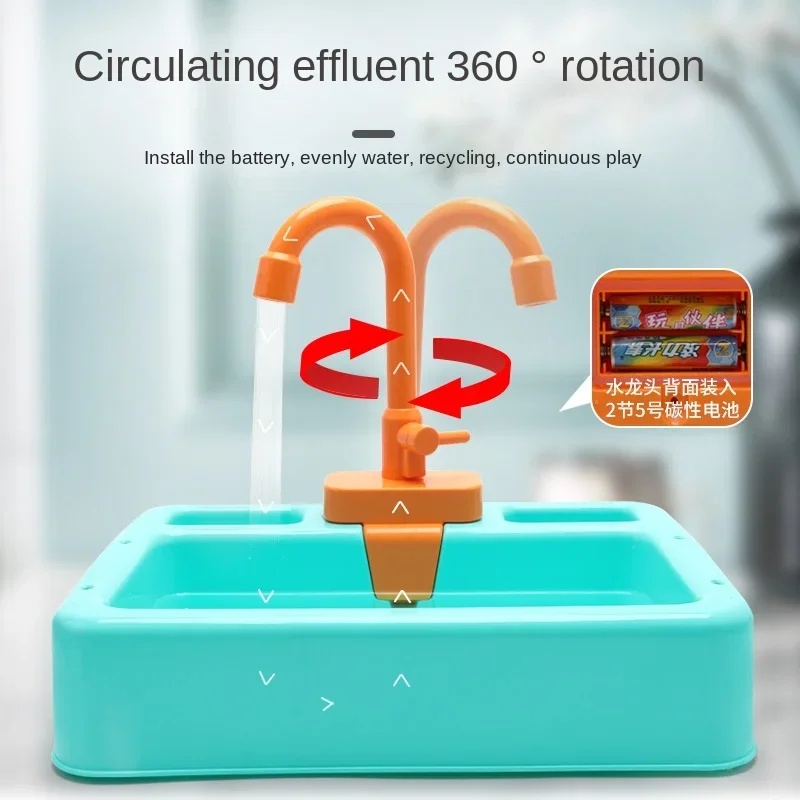 Kids Plastic Kitchen Sink Toy  - Kids Outdoor Kitchen Accessories ulasan dan harga